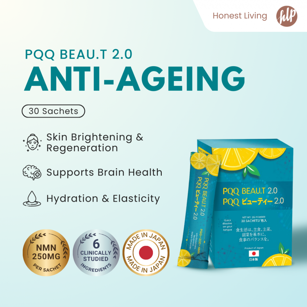 PQQ BEAU.T high strength beta-NMN + SOD + Resveratrol + Ceramides + L-Cysteine (30 days)